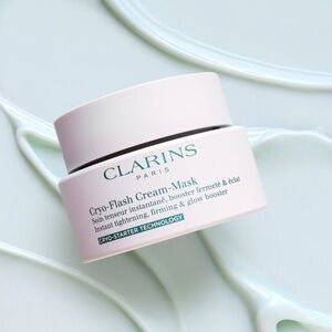 NIB Clarins Cryo-Flash Mask - Pore Refining + Firming Gel-Cream Face Mask